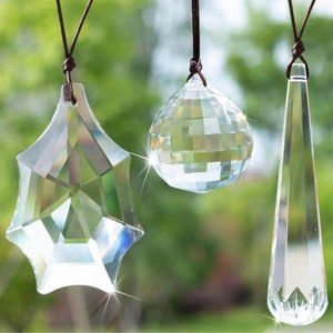 Hanging Crystal Prisms ~ Choose Your Favorite ~ Ba
